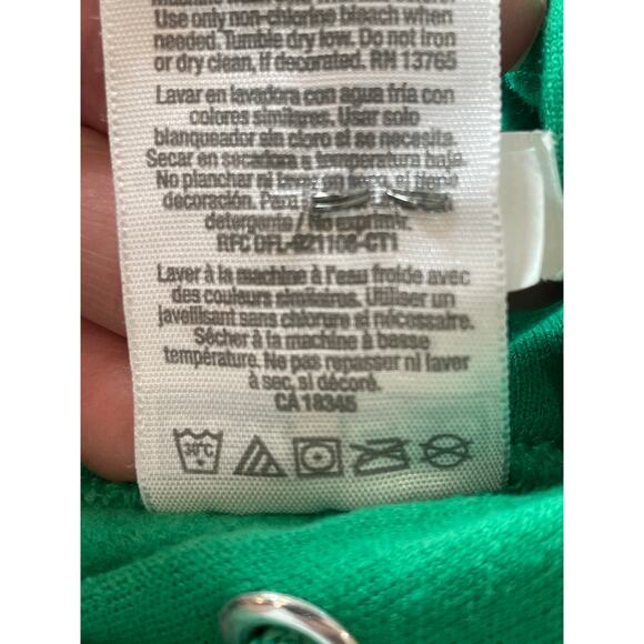 Jerzees Hoodie Mens Size M Green Disney Mickey Mouse Astros World Series - Picture 7 of 7